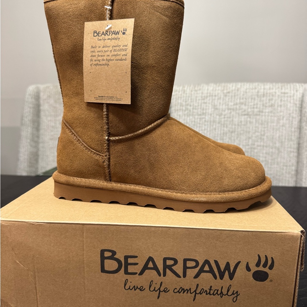 New BearPaw Tan Winter Boots🥳🥳❌❌